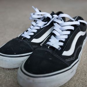OLD SKOOL Black/TRUE WHITE VANS